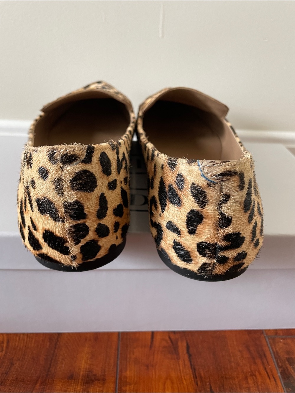 Steve Madden Featherl Leopard Print Slip On Loafers - Picture 4 of 7